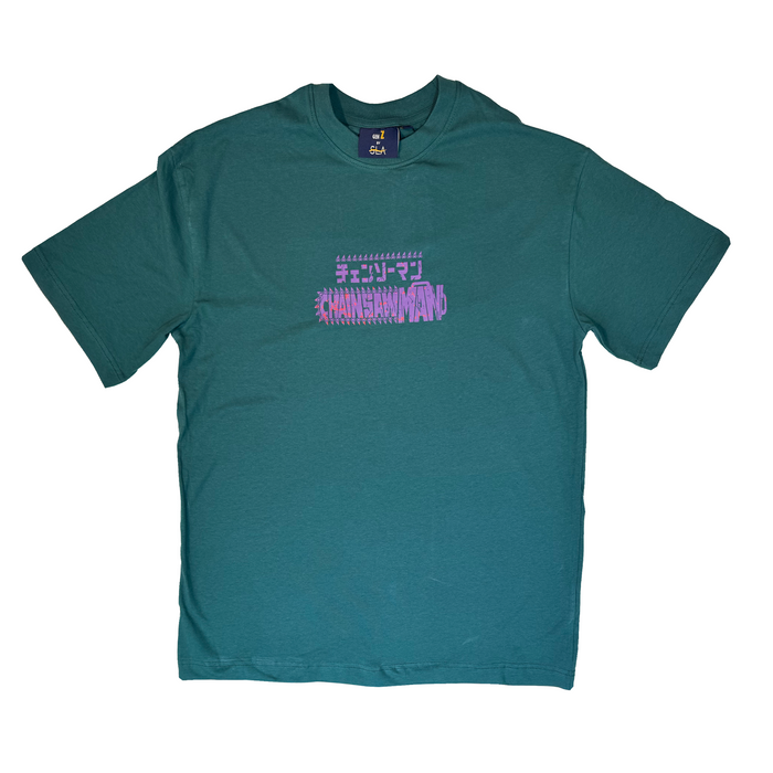 CHAIN SHAW MAN DROP SHOULDER T-SHART