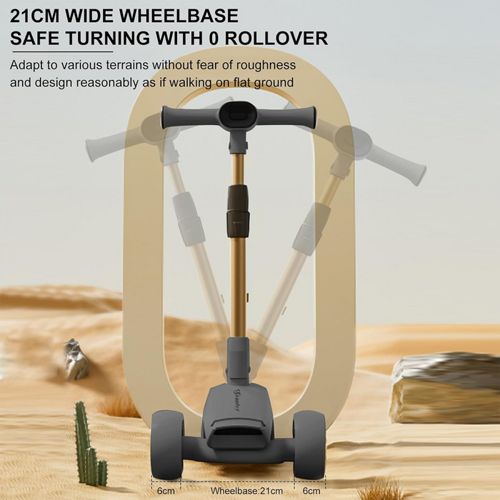 Premium Adjustable Kids Scooter with Headlight & Music.