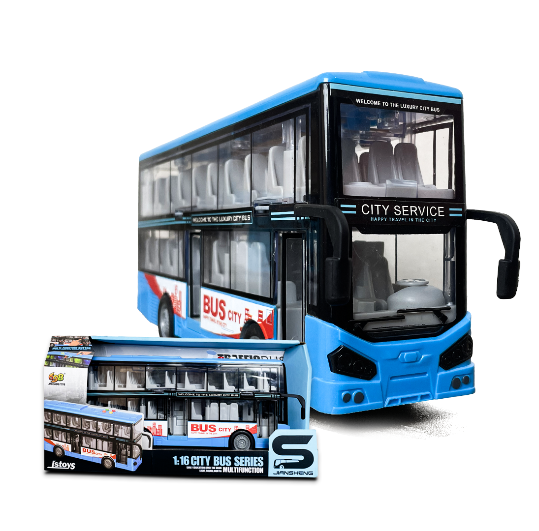 Bus Toy Blue