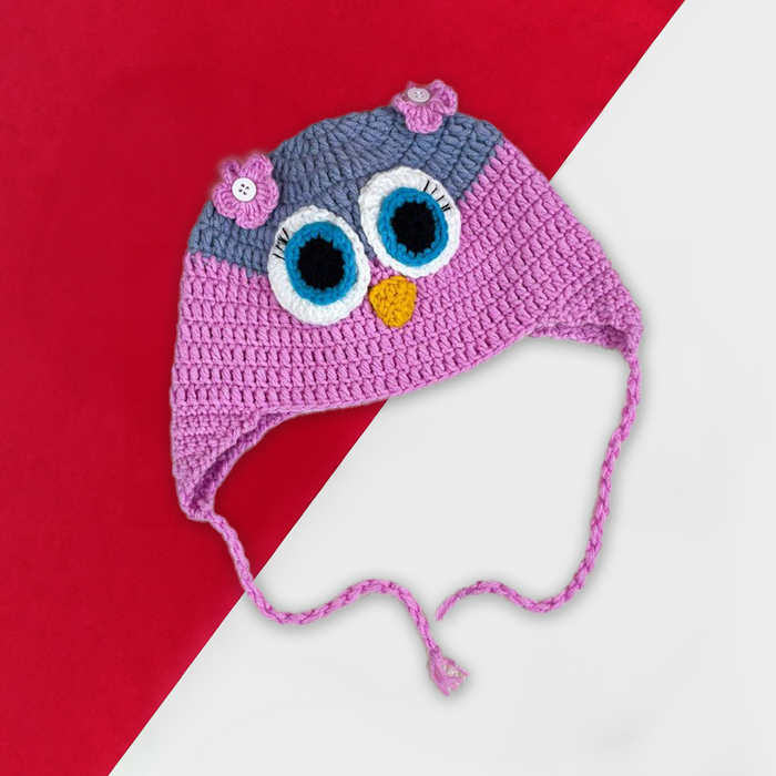 WOOLEN OWL BEANIE