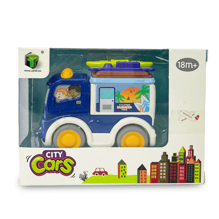 Teng Long Da Pull City Car (2635)