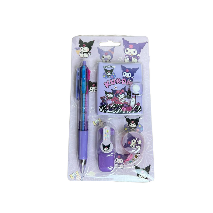 notepad with multi color pen set