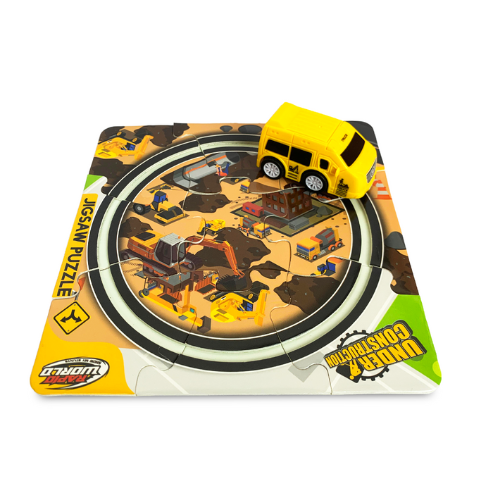 Puzzle track Engineering 2in1 Asst 3+(6688-351) - Keedlee - Toys Cars Trains & Vehicles - Bangladesh