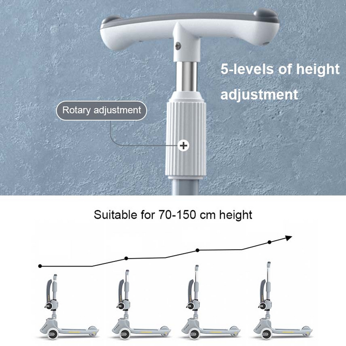 Premium 2-in-1 Kids Scooter with Lights.