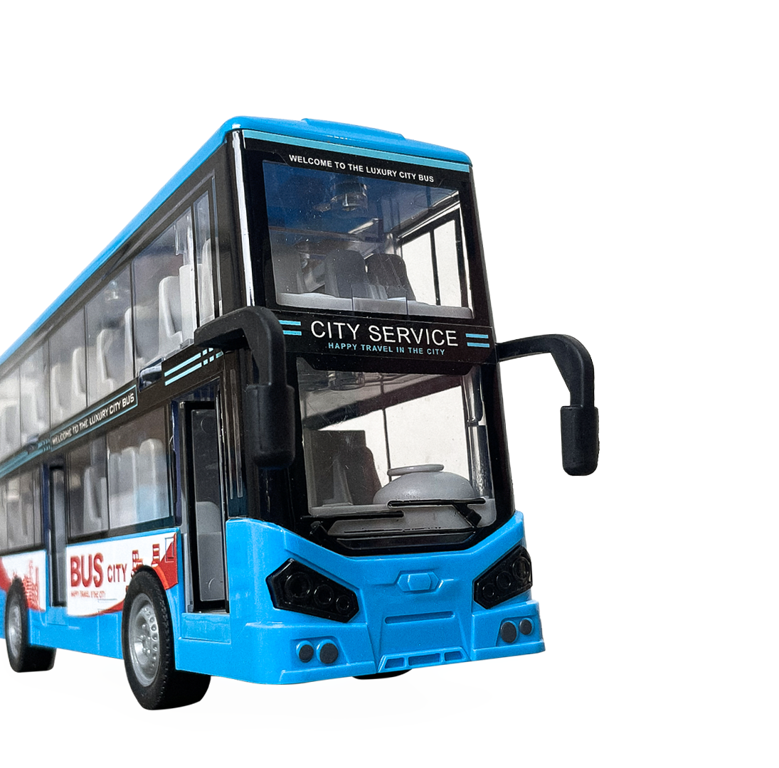 Bus Toy Blue