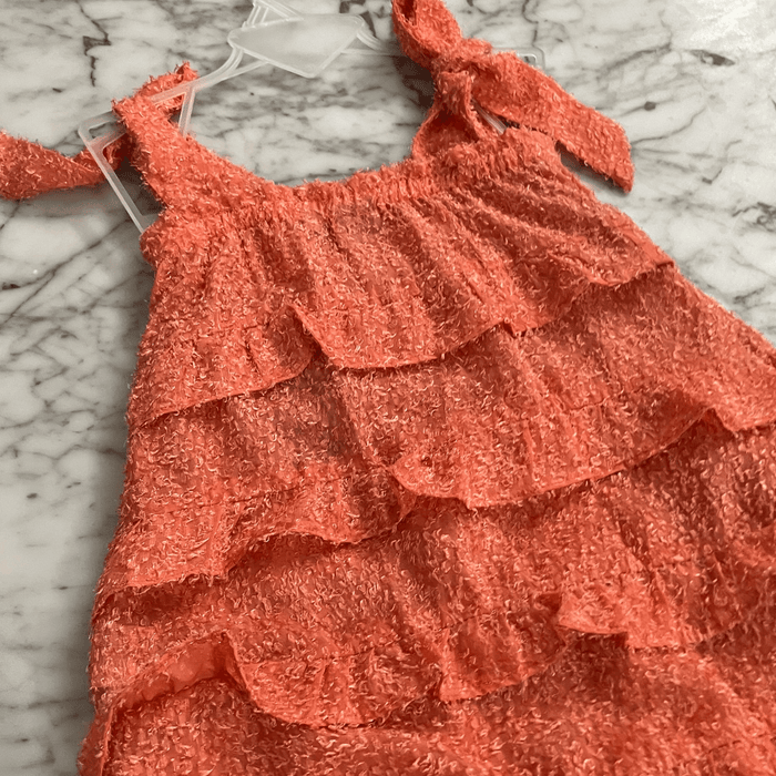 GIRLS ORANGE FROCK