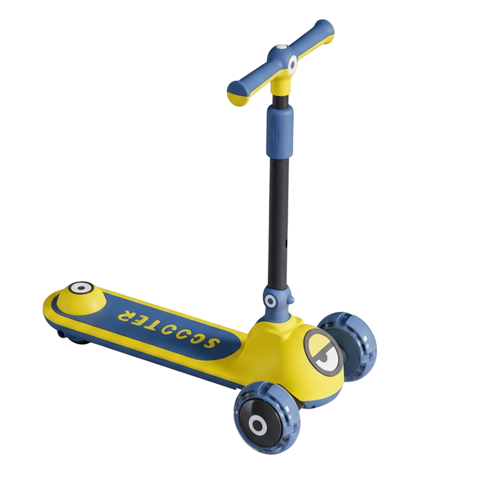 Kids’ Kick Scooter – Bright Yellow & Blue Edition