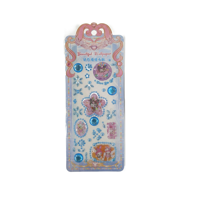 Kurumi glitter water sticker