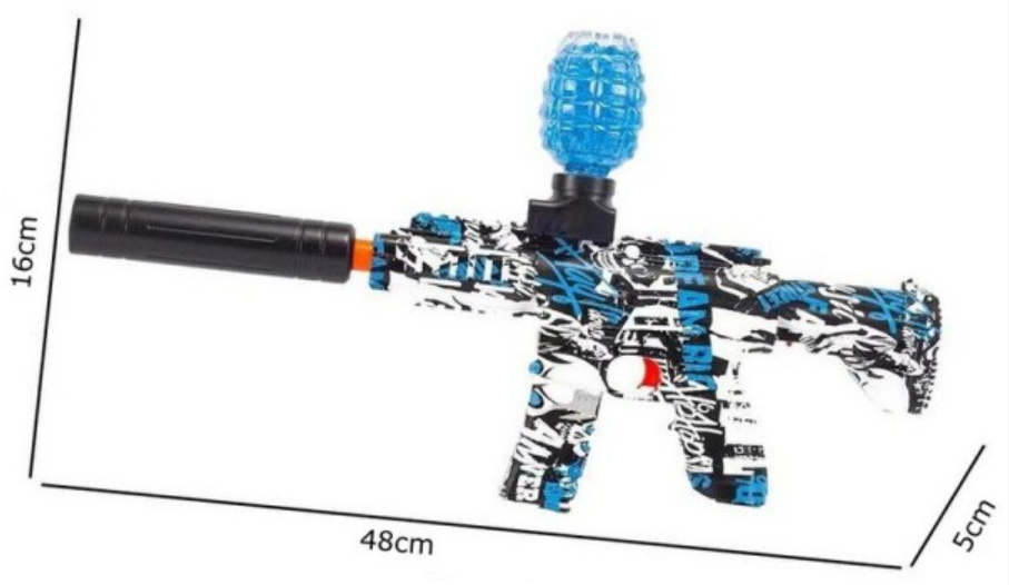 Blaster Shooting Versus Toy Gun