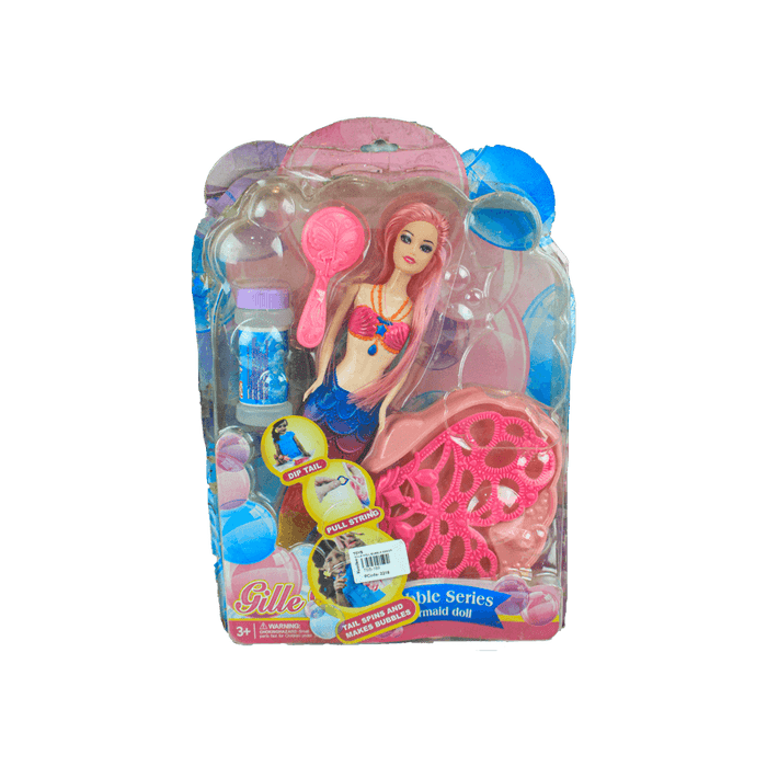 GILLE DOLL BUBBLE SERIES MERMAID DOLL - Keedlee - Toys & Games - Bangladesh