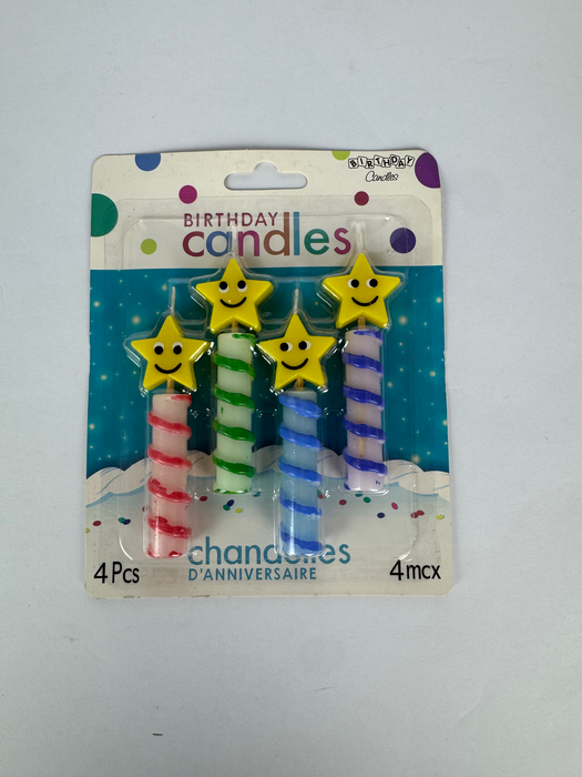 Bottle & emoji candle