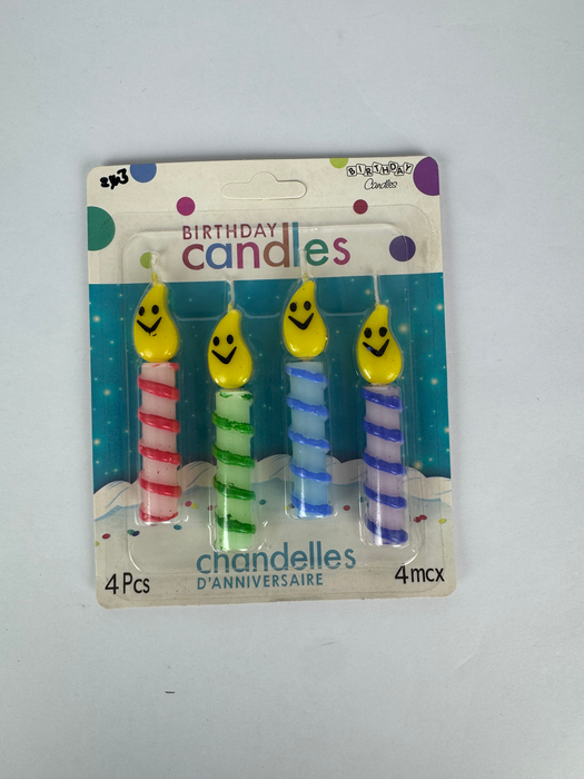 Bottle & emoji candle