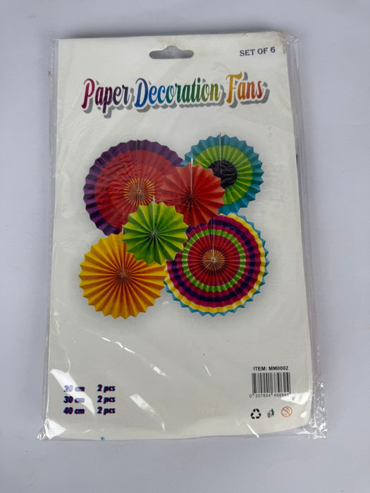 decoration paper fan