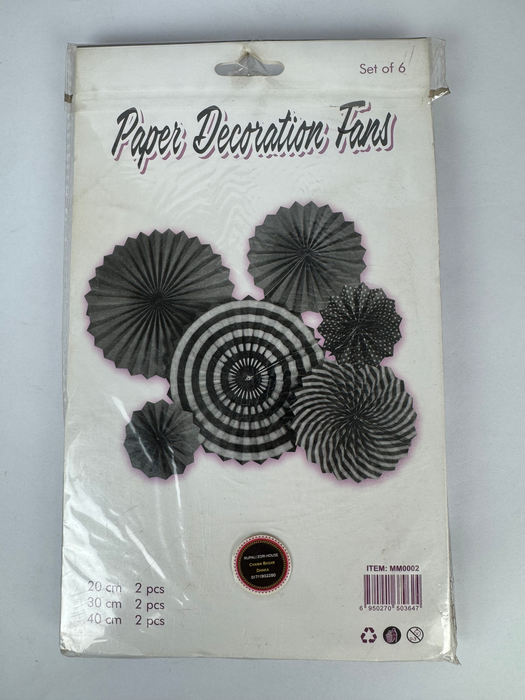 decoration paper fan