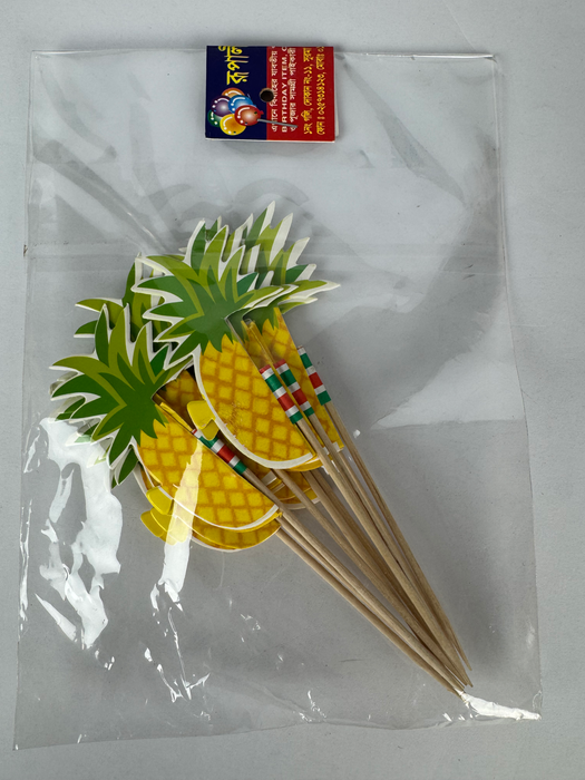 umbrella & pineapple topper