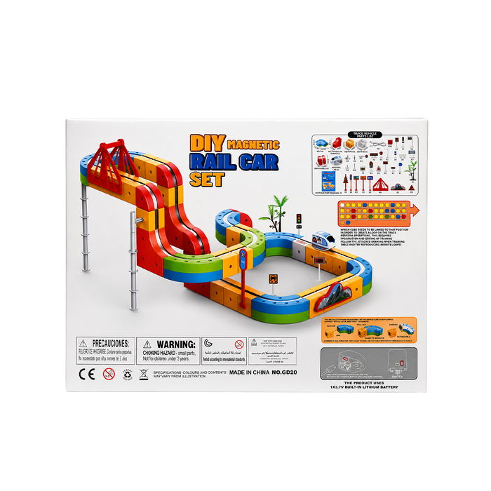 Megnetic Rail Car Set GD20