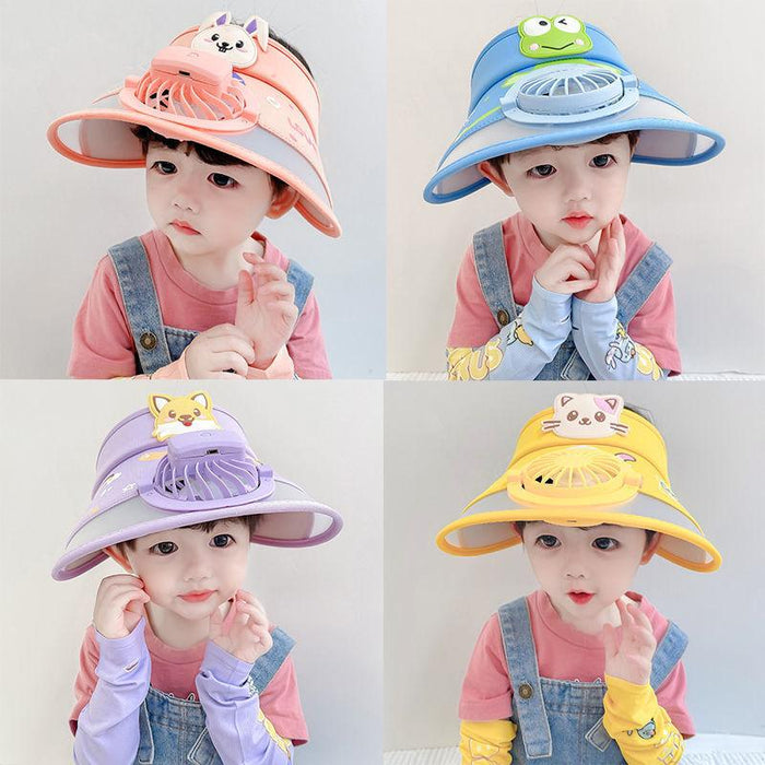 Kids Summer Fan Cap