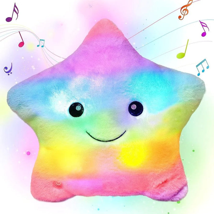 Multicolor Lightning Star Pillow