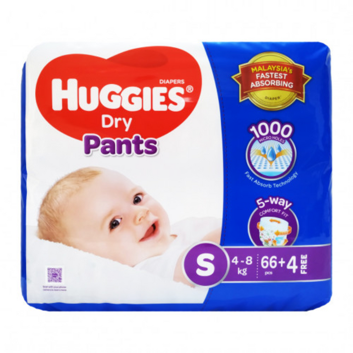 Huggies Malaysia Pant S 70 pcs