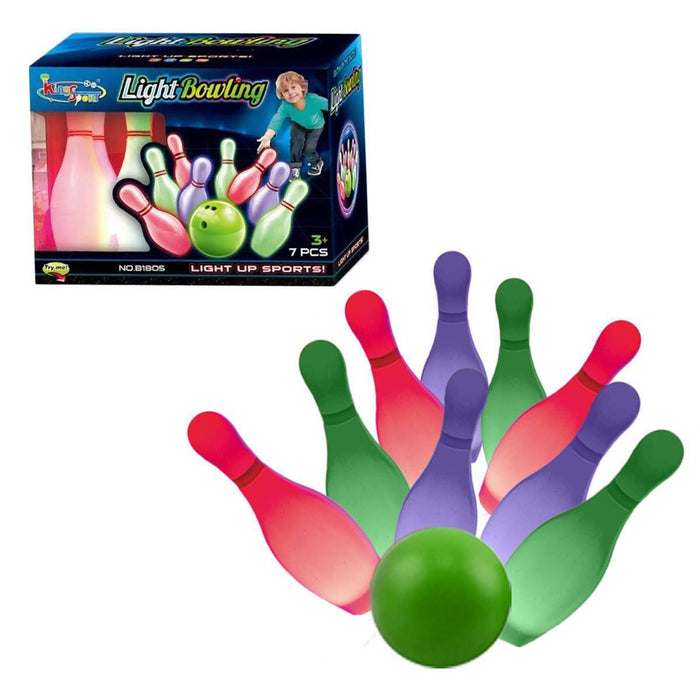 Light Up Bowling Ball Toys Set