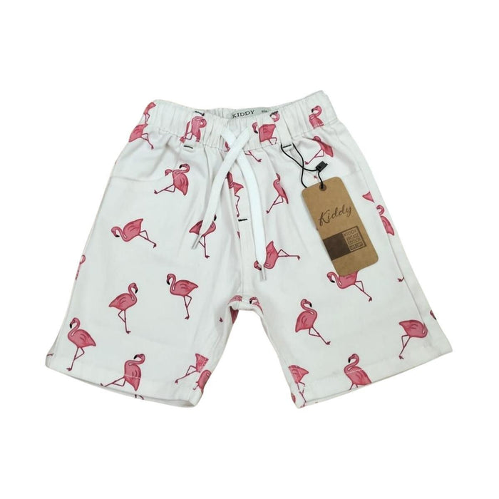 Flamingo Bird Shorts - Keedlee