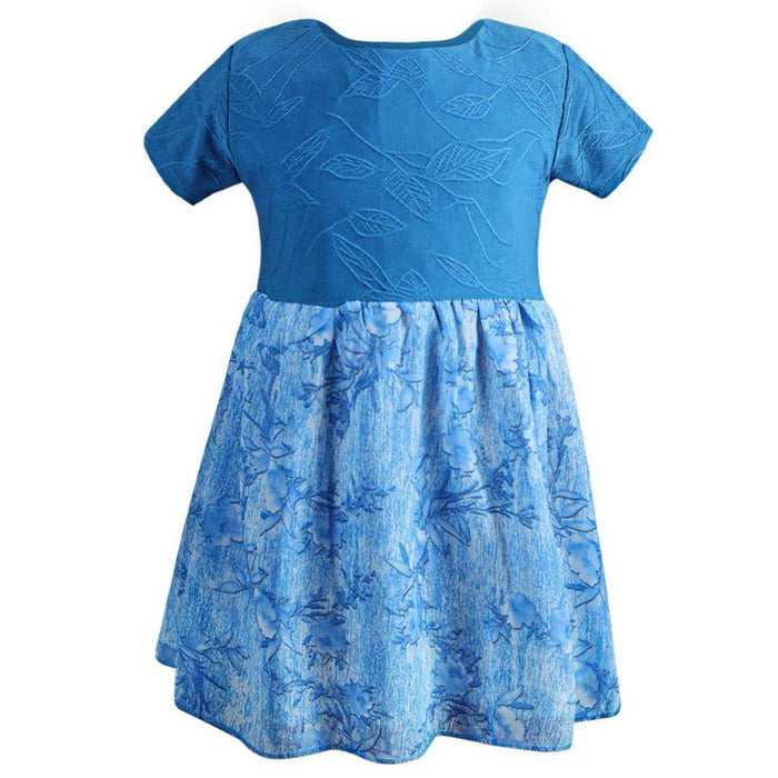 Girls Printed Cotton Dress - Keedlee